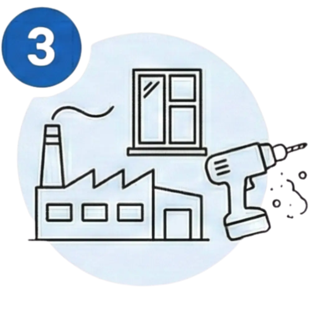 Производство и установка окон шаг три