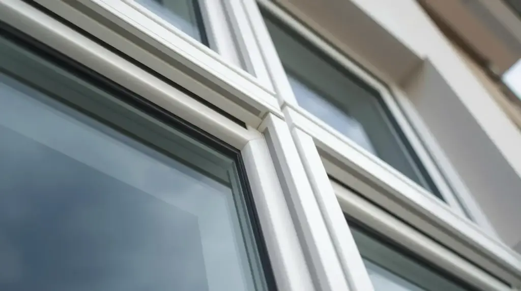 Современные пластиковые окна крупным планом