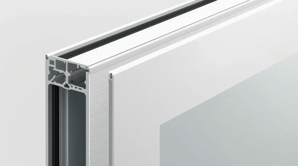 Алюминиевый профиль для стеклянной двери