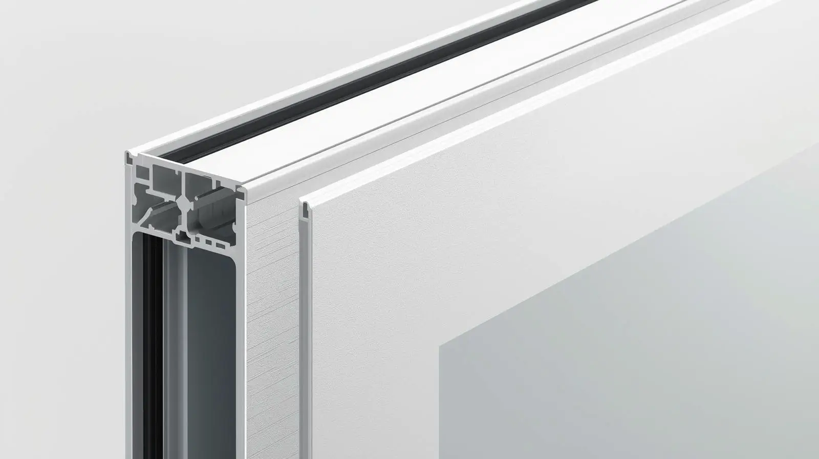 Алюминиевый профиль для стеклянной двери